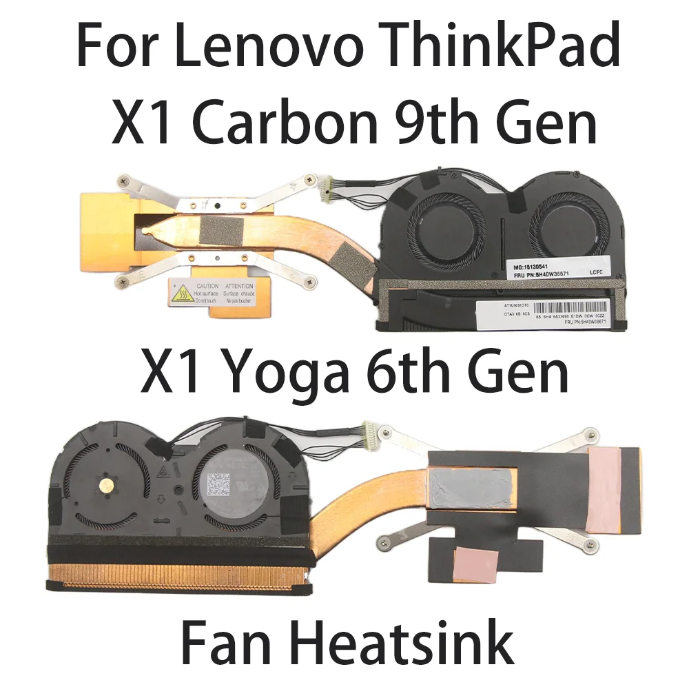 

Оригинальный вентилятор для Lenovo ThinkPad X1 Carbon 9-го поколения X1 Yoga 6-го поколения, радиатор процессора, охлаждающий вентилятор 5H40W36671 5H40W36672