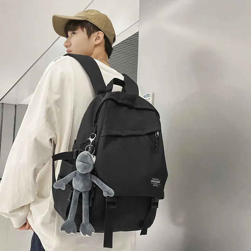 Zaino da uomo alla moda 2025 Nuovi zaini da viaggio da donna di grande capacità Borsa da scuola per laptop versatile Zaino da scuola per ragazza e ragazzo