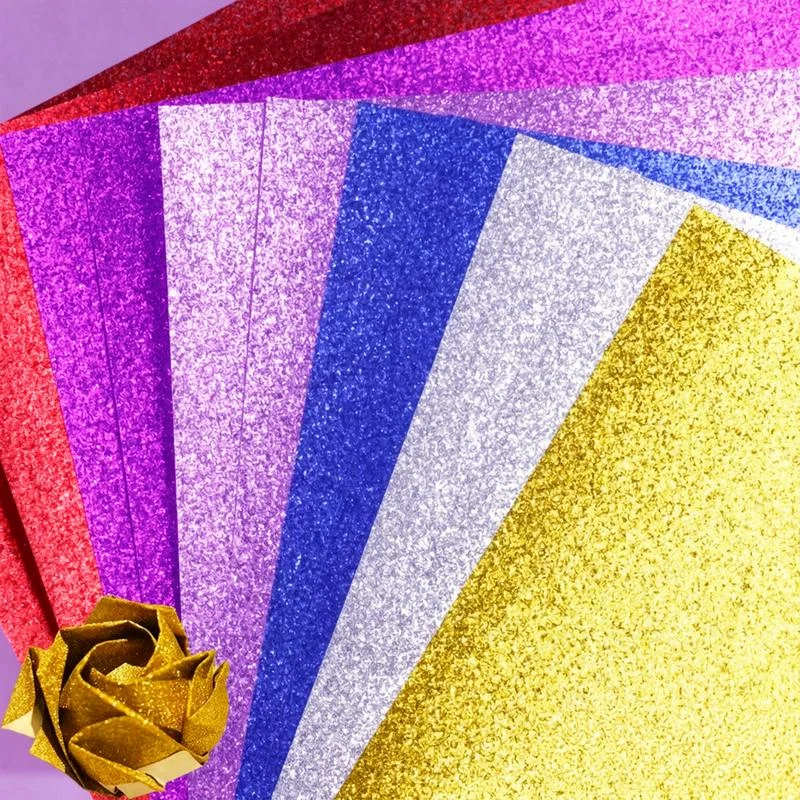10pcs A4 Colored Self-Adhesive Decorative Paper, Suitable for DIY, Scrapbook, Gift Packaging, Birthdays, Various Party Decoratio