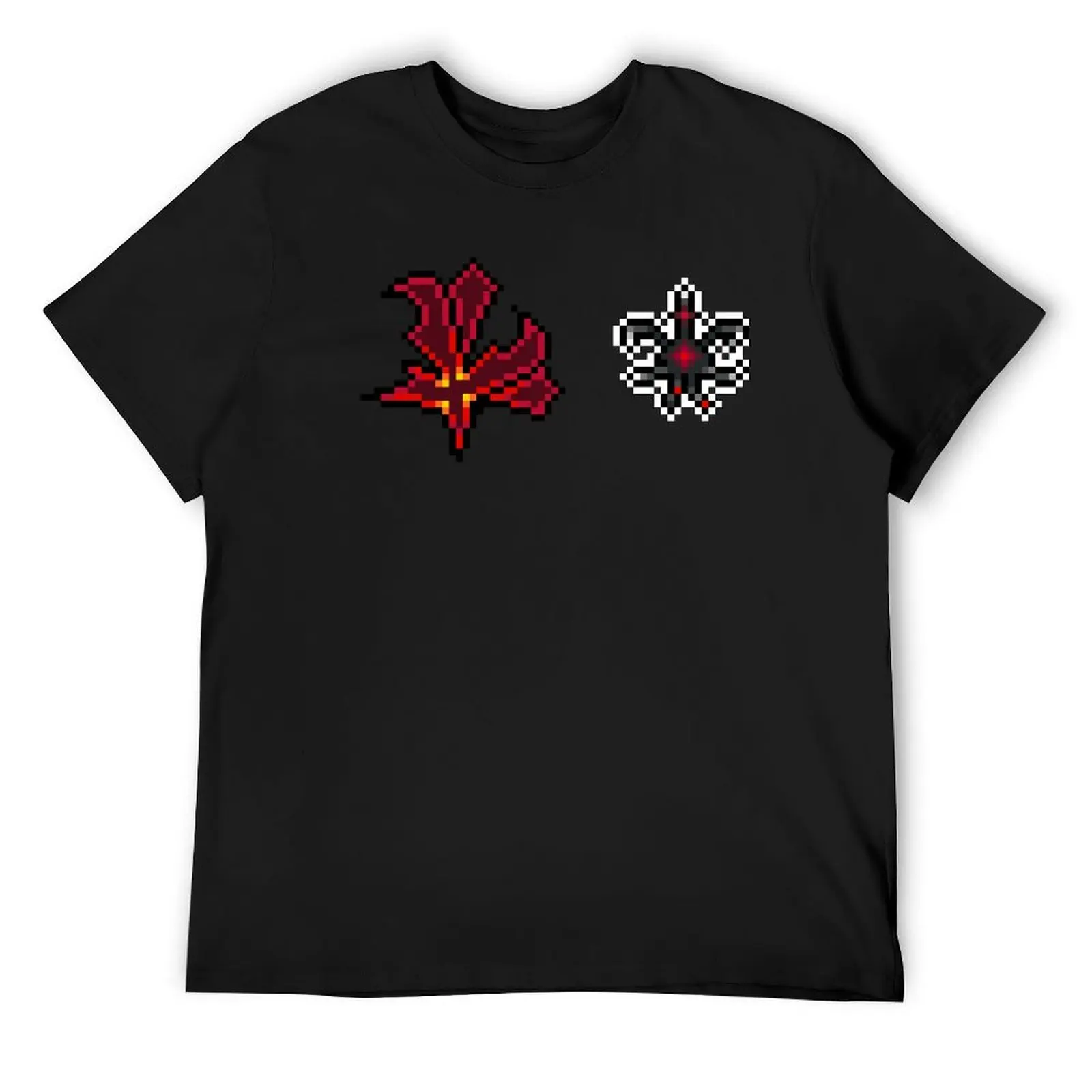 Nekro Virus Faction Symbol + Faction Character Pixel Art T-Shirt vintage anime shirt cute tops plus sizes men workout shirt