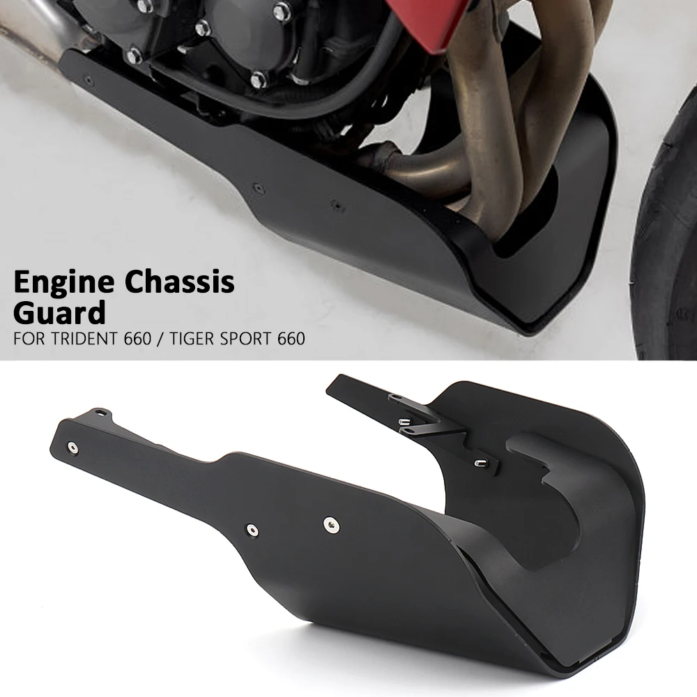 New Chassis Plates Guard Engine Base Protector Cover For Tiger Sport TIGER SPORT 660 2022- For Trident TRIDENT 660 TRIDENT660