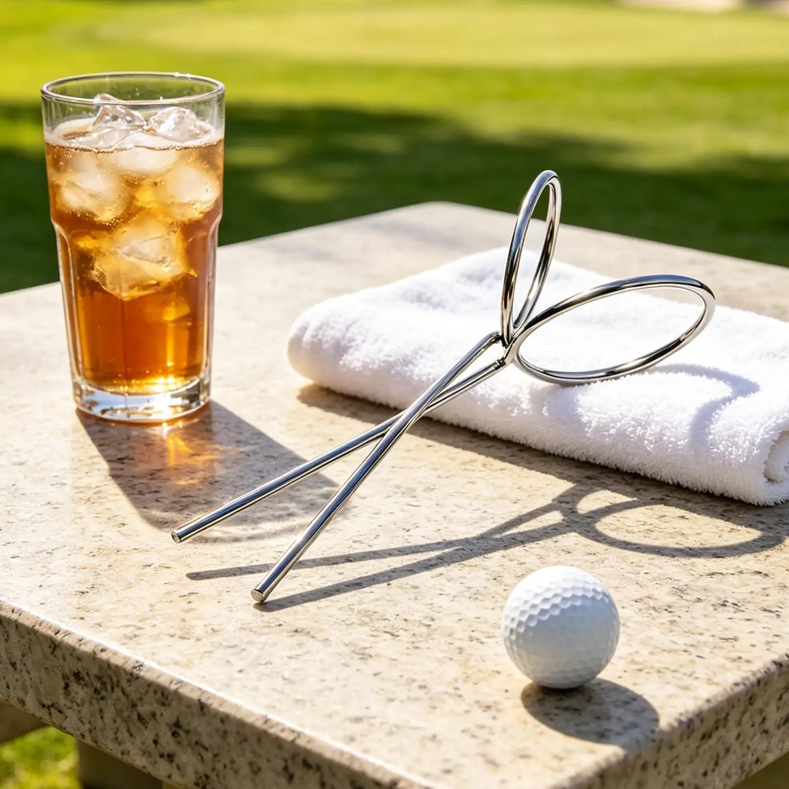 Golf Ball Grabber Portable Insertion-Type Picking Tool Stainless Putter Grip Golf Retriever Ball For Women Beginner Athlete