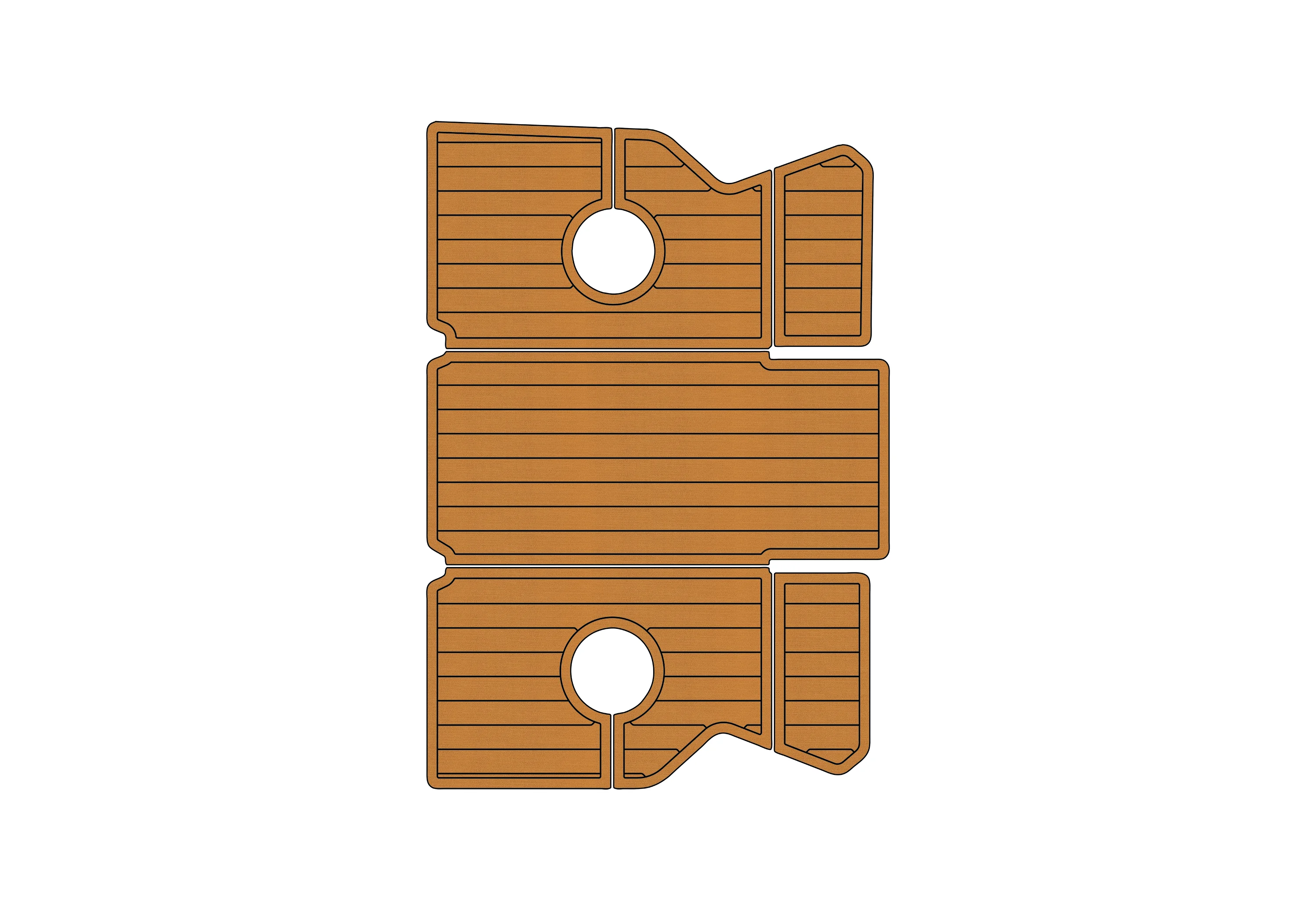 

Anti-Skid EVA Faux Teak Self-Adhesive 6mm Boat Decking Pad for 2014 Four Winns 215 Sundowner Yacht Cockpit Durable Marine Floor