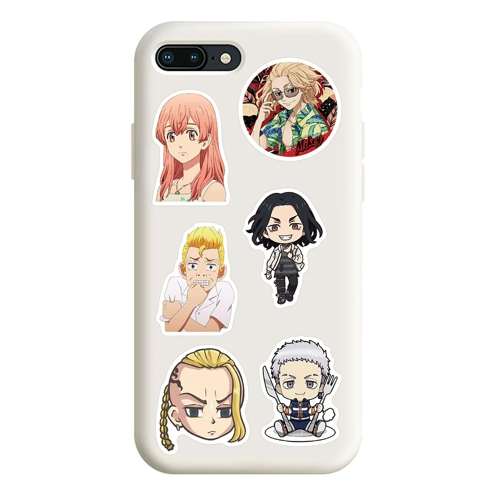 10/50 Uds. Pegatinas de grafiti de Los Vengadores de Tokio personaje de dibujos animados de Anime para taza de agua teléfono ordenador portátil papelería equipaje