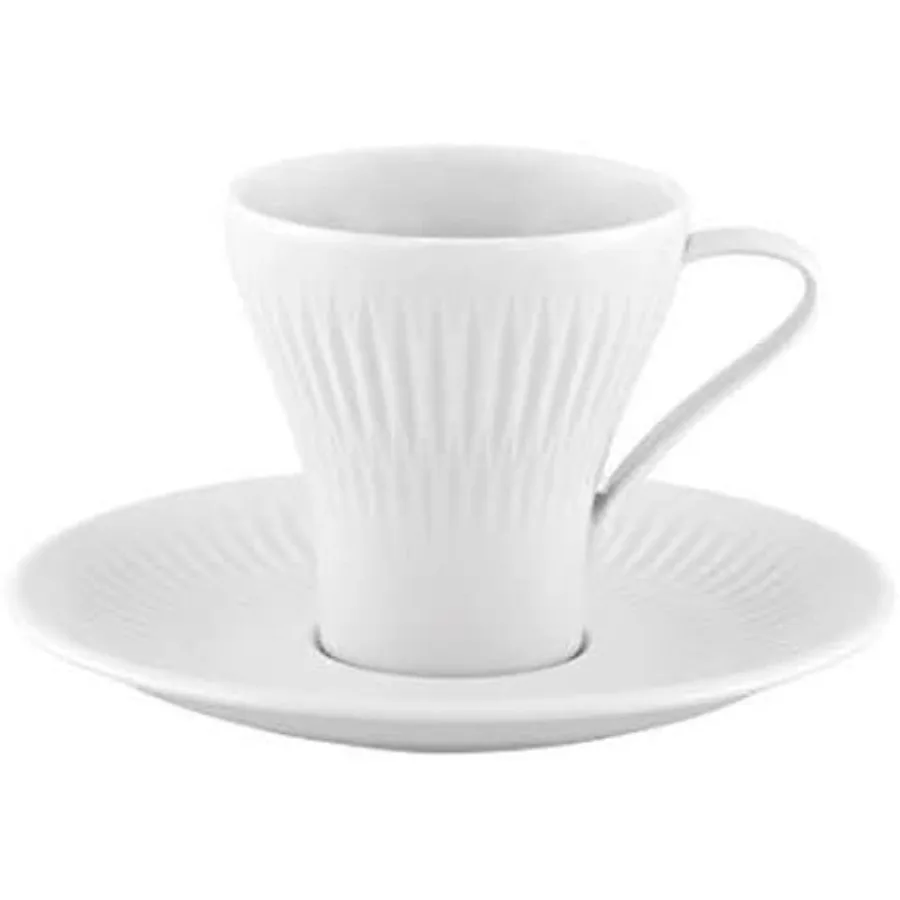 

Фарфоровый набор Utopia из 4 чашек для эспрессо и блюдец