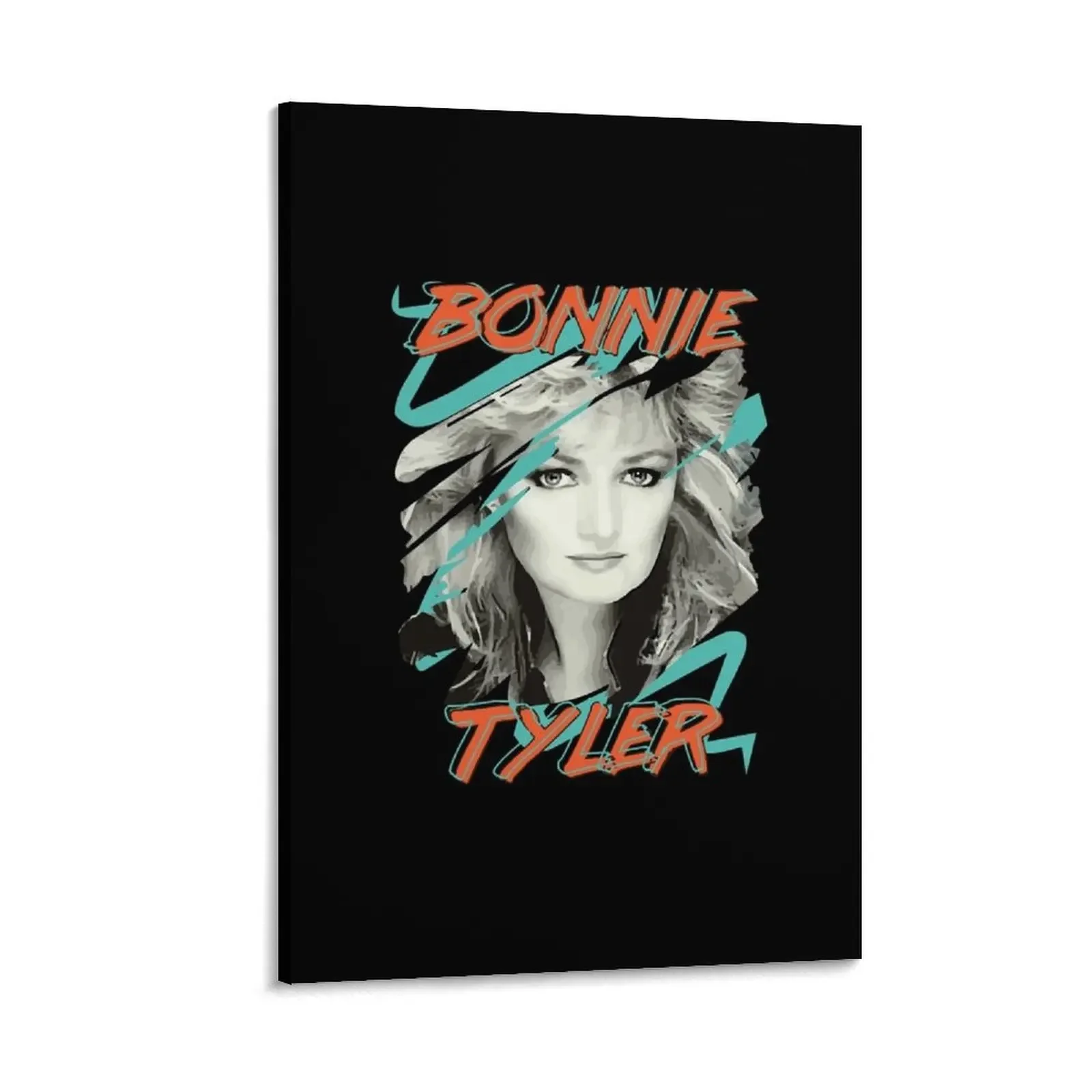 Bonnie Tyler 80s 1980s pop Music Total Eclipse of The h e a r t T-Shirts Gift For Fans Canvas Painting aesthetic room