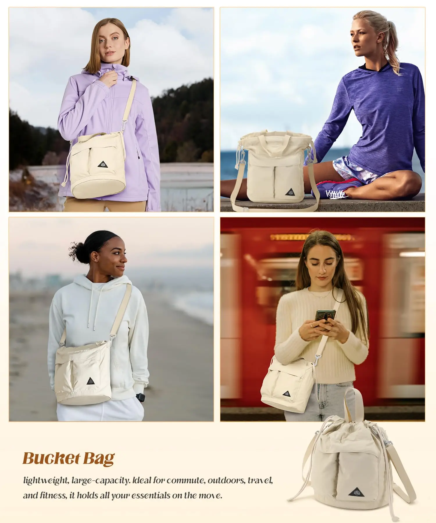 OCEGEAR Canvas Messenger Bag Women Men Fashion Shoulder Bag Student Large Capacity Female Crossbody Bags Vintage Cloth Handbag