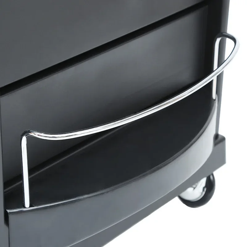 2 hair tools, perm and dye, beauty salon, black multi-layer trolley.