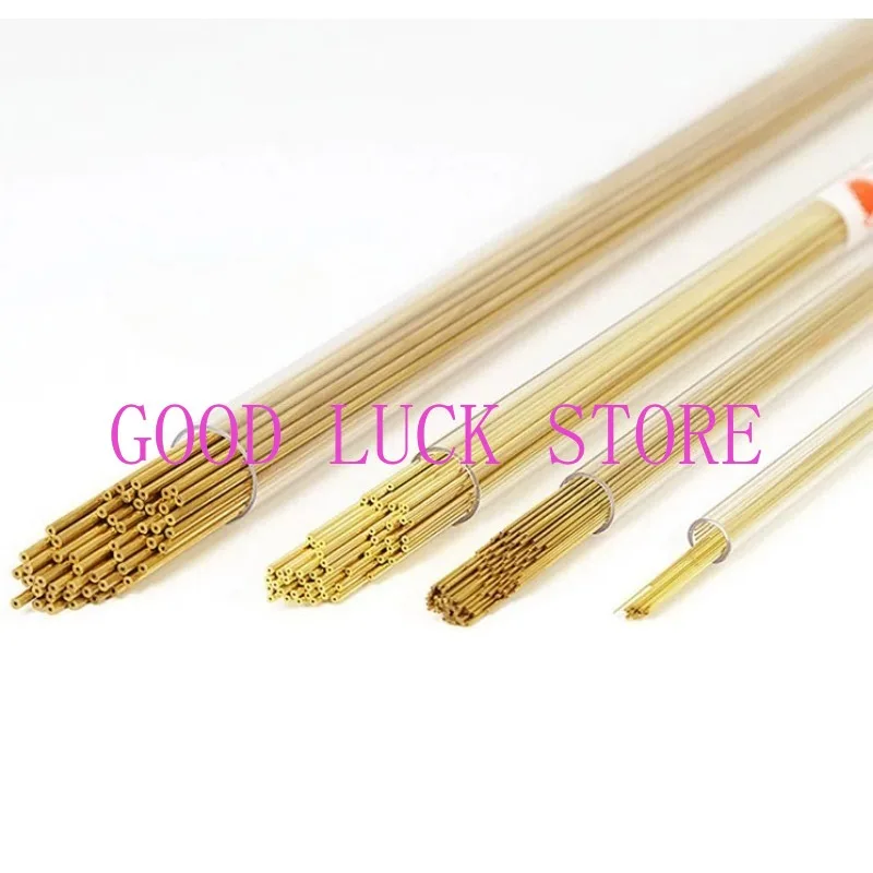 WEDM Electrode Tube Single Hole Brass tube 0.5/0.6/0.7/0.8/1.0/1.2/1.5mm*600mm Length for EDM Drilling Machine 100PCS