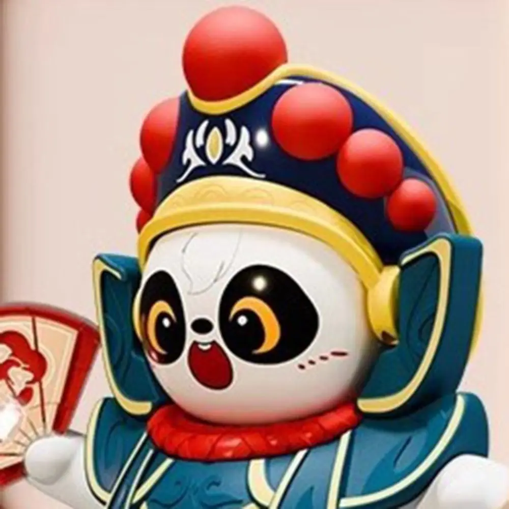 Sichuan Opera Sichuan Face Changing Doll Plastics Electric Automatic Face Changing Toy 4 Facial Mini Face Changing Panda Doll