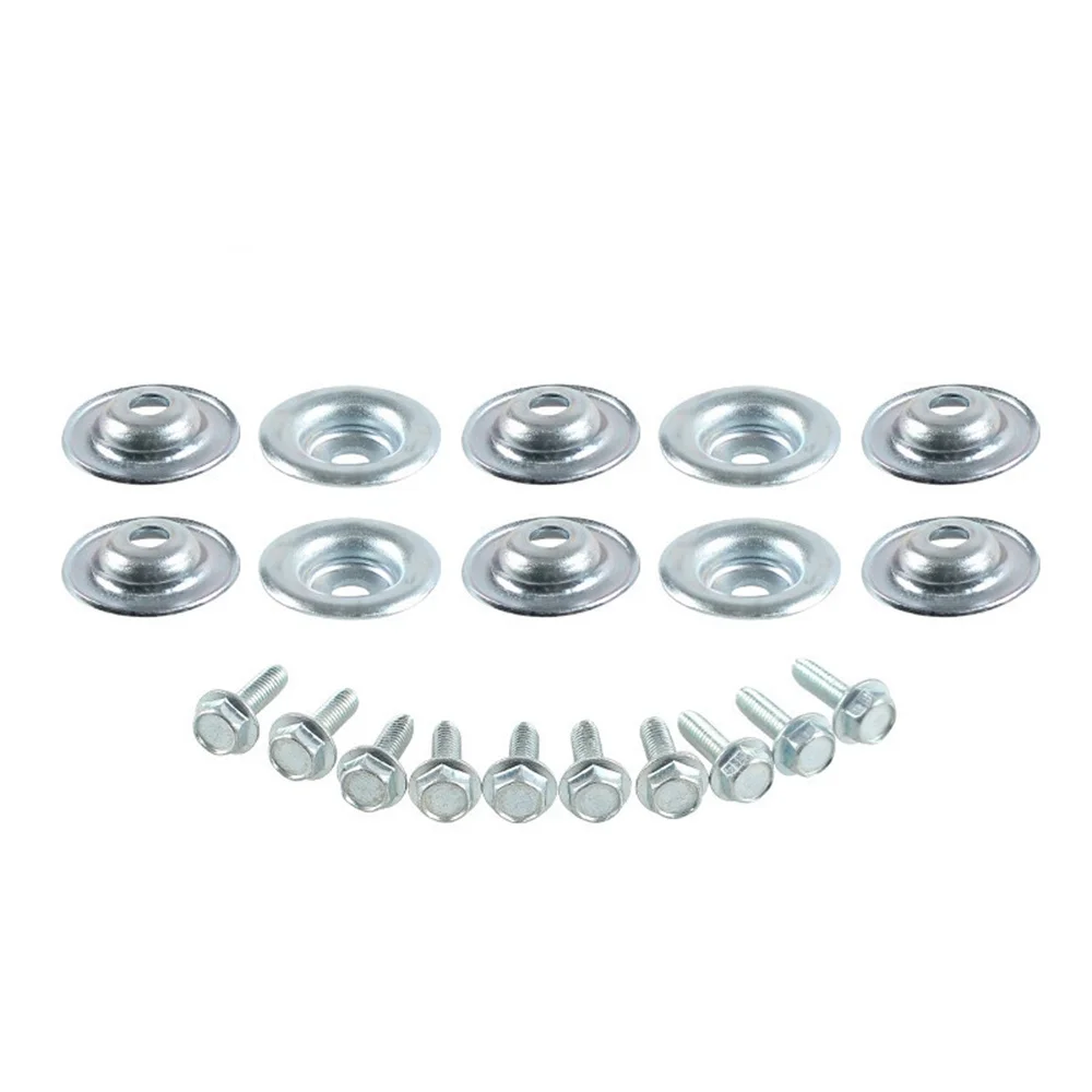 

10Pcs Skid Plate Washers with Bolts For Polaris RZR 1000 900 800 570 XP Turbo General