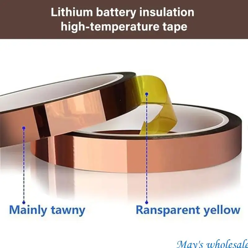 

12 Rolls No Residues Clear Heat Resistant Tape Heat Transfer Tape High Temperature Resistant Tape for Sublimation 448A