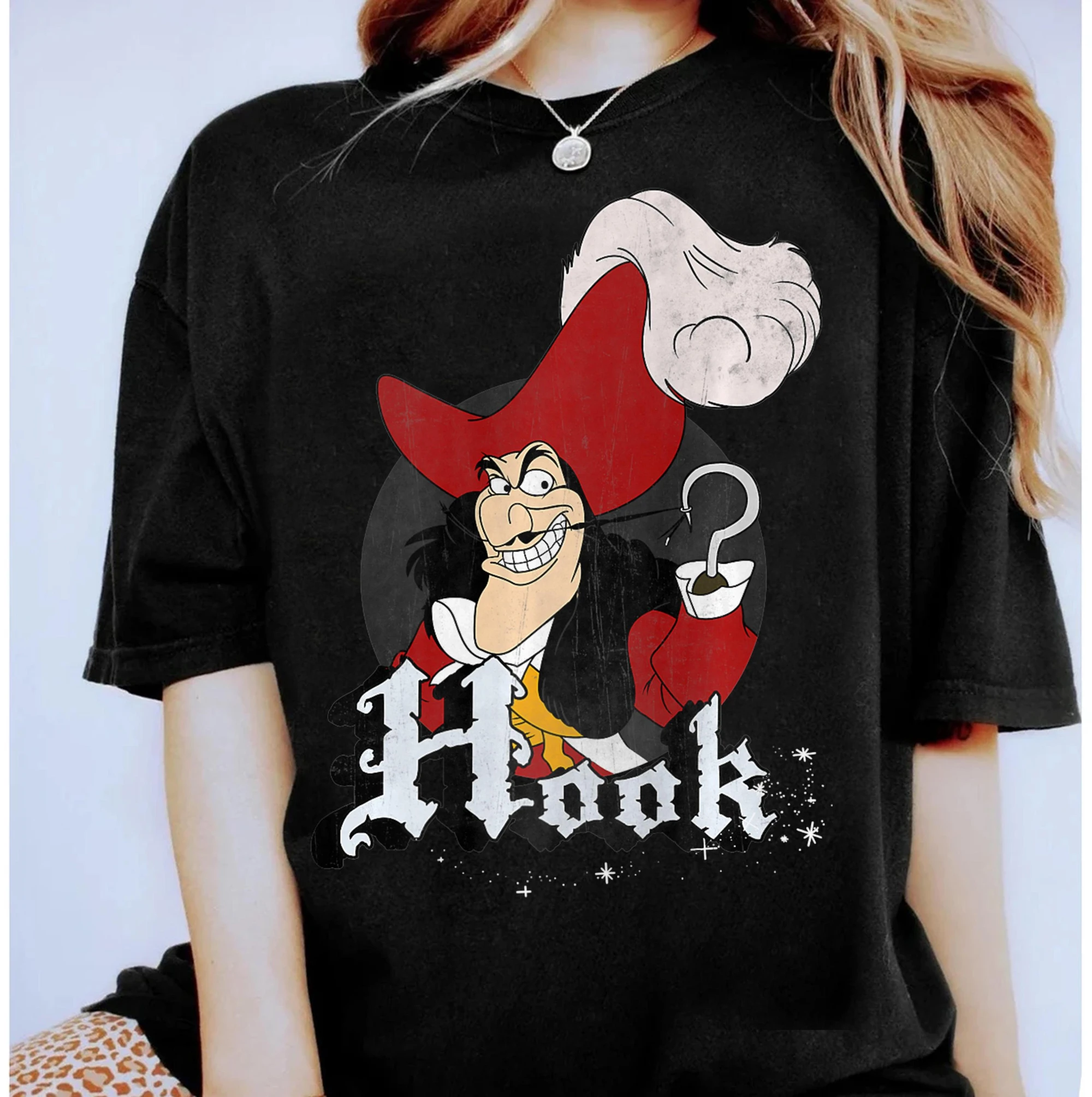 

Disney Peter Pan Captain Hook Mischievous Smile Circle Logo Shirt Disney Family Shirt Walt Disney World Disneyland Trip Outfits