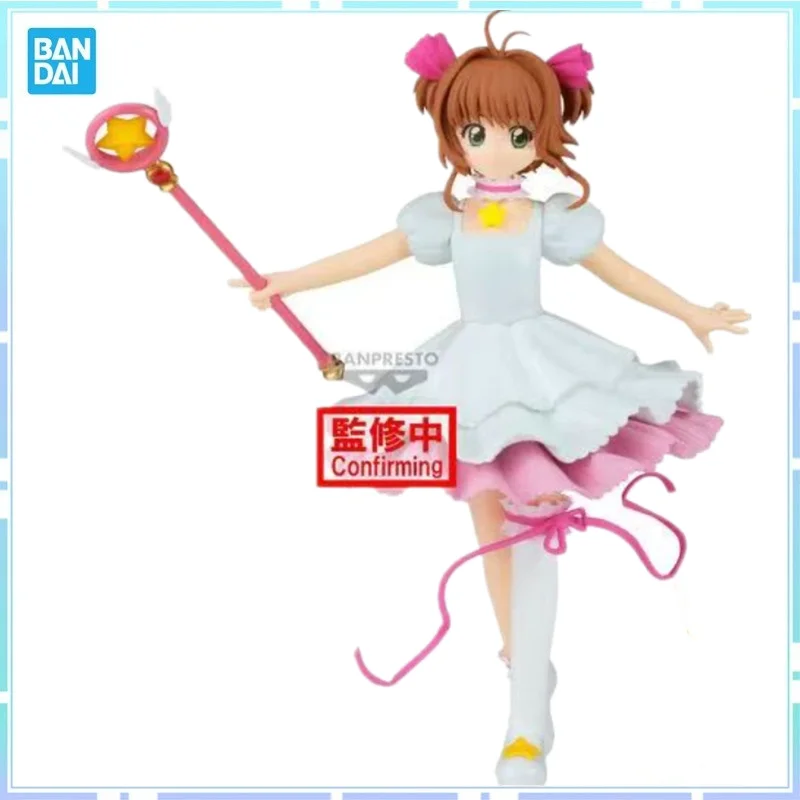 

Bandai Original BANPRESTO Anime Card Captor KINOMOTO SAKURA PVC Action Figure Model Collectible Toy Gifts