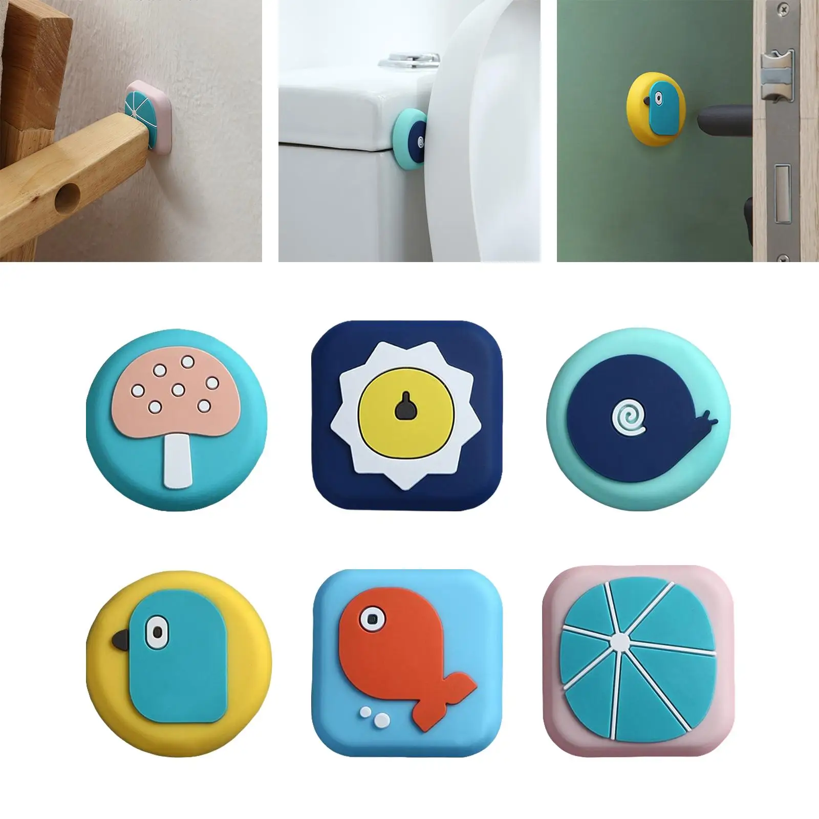 

Дверной стопор, защита для стен, противоударный, самоклеящийся, с шумоподавлением, дверная ручка, бампер для шкафа, табуретка, угловое стекло