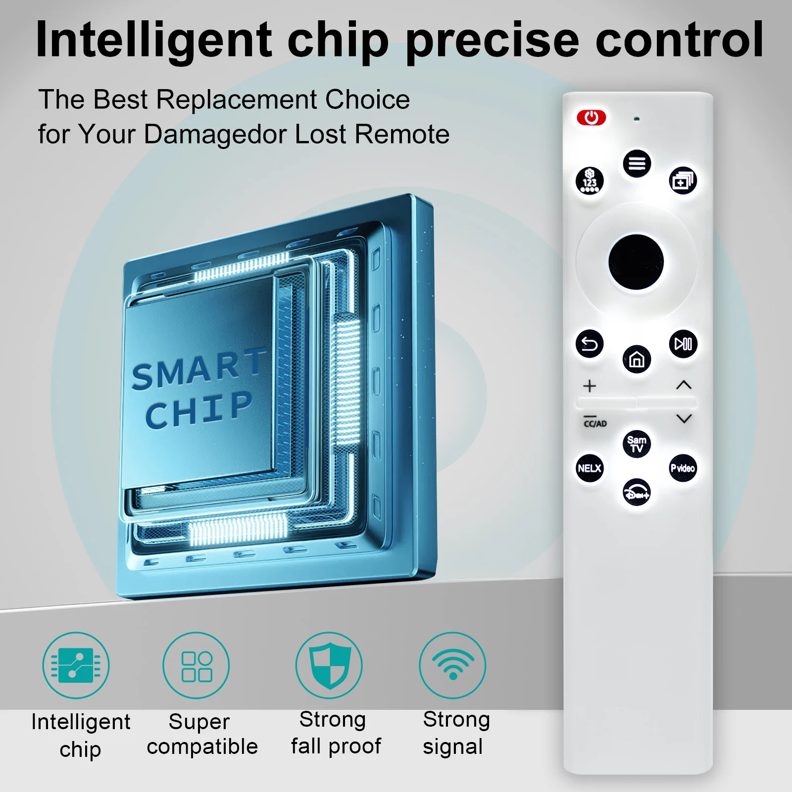 Chaobei brand remote control is suitable for Samsung TV universal remote control with luminous function