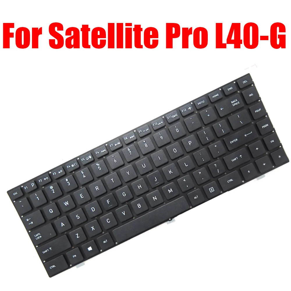 

English US Laptop Keyboard For Dynabook For Satellite Pro L40-G Black Without Frame
