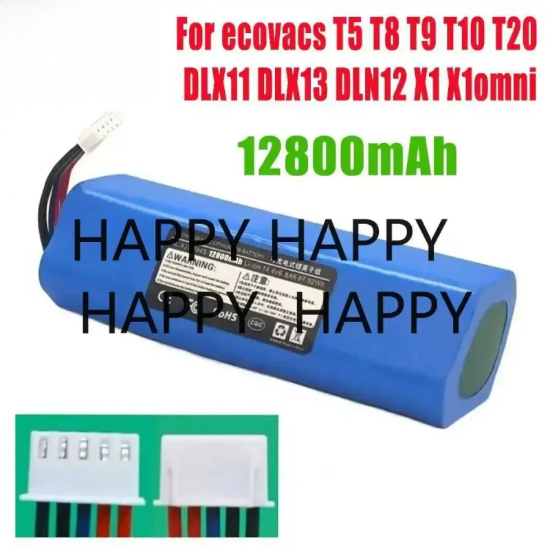 NEW 14.4V Replacement Battery For Deebot Ozmo 950 T8 T8+ T5Max Power Hero T10 T9 X1 DX65 DX96 DX93 Robot Vacuum Cleaner MN