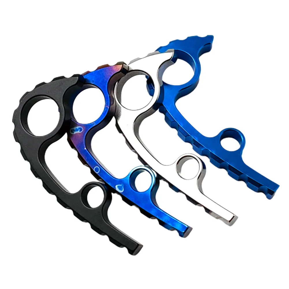 Easy Install Spine Keel Portable Back Spacer Modern Folding Cutter Shank DIY Titanium Alloy Accessories For Spyderco Para 3