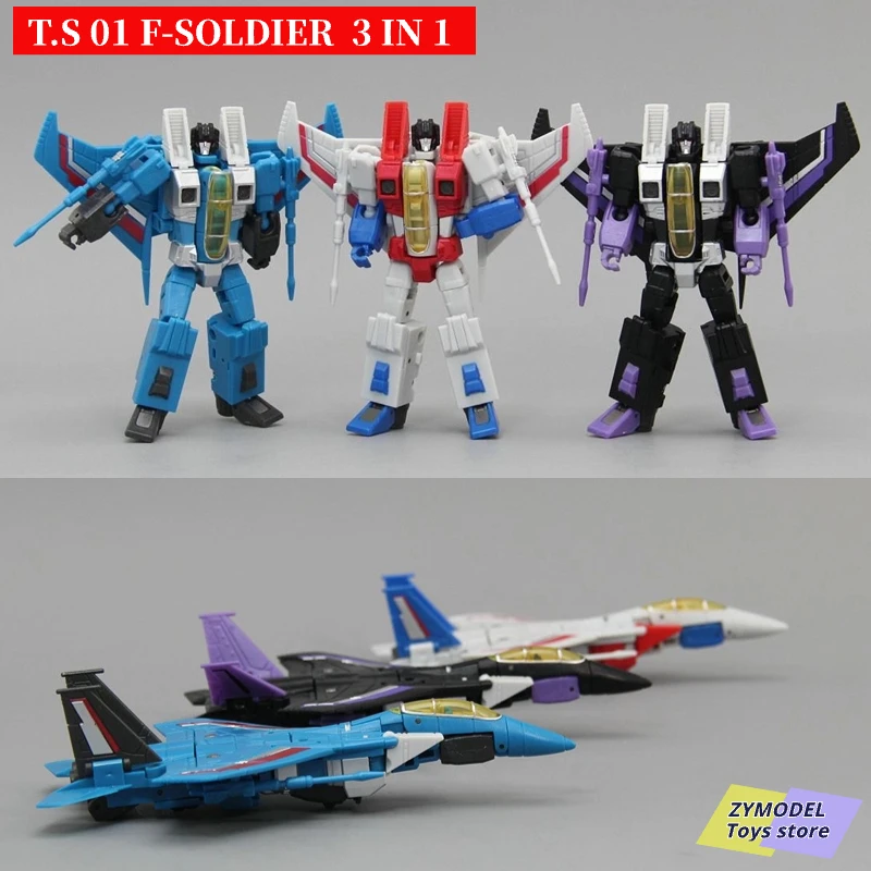 【IN STOCK】 Pocket Toys PT-F15 Seekers T.S 01 F-SOLDIER Stars cream Skywarp Thundercracker KO DX9 Action Figure 10cm