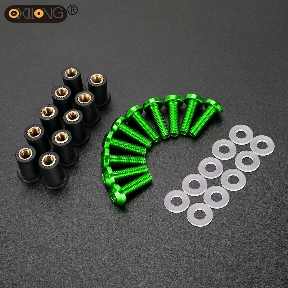 

5MM Windshield Bolts Screws For Kawasaki Versys 650 Versys 1000 ZZR1400 ZZR600 ZZR1100 ZX-11 ZZR1200 GPZ500 GPZ500 Vulcan 1700