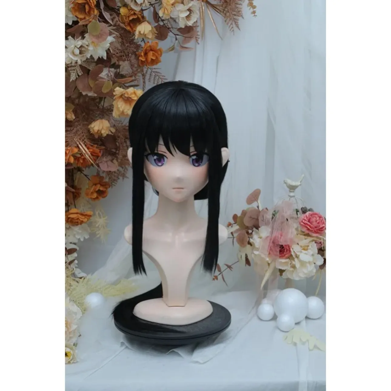 Kigurumi Above Takina NFD testa piena con serratura cosplay head shell puntelli costume gioco anime