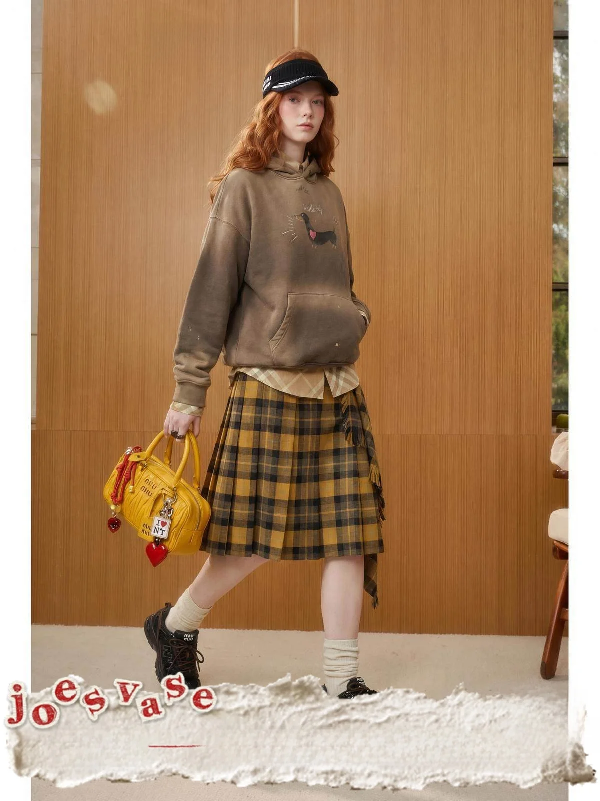 

Fce Lined Hoodie Women's Casual Sle Sweatirt with Hat by Yu Hua Zun Autumn Sequence ey Color Loose Fit Design