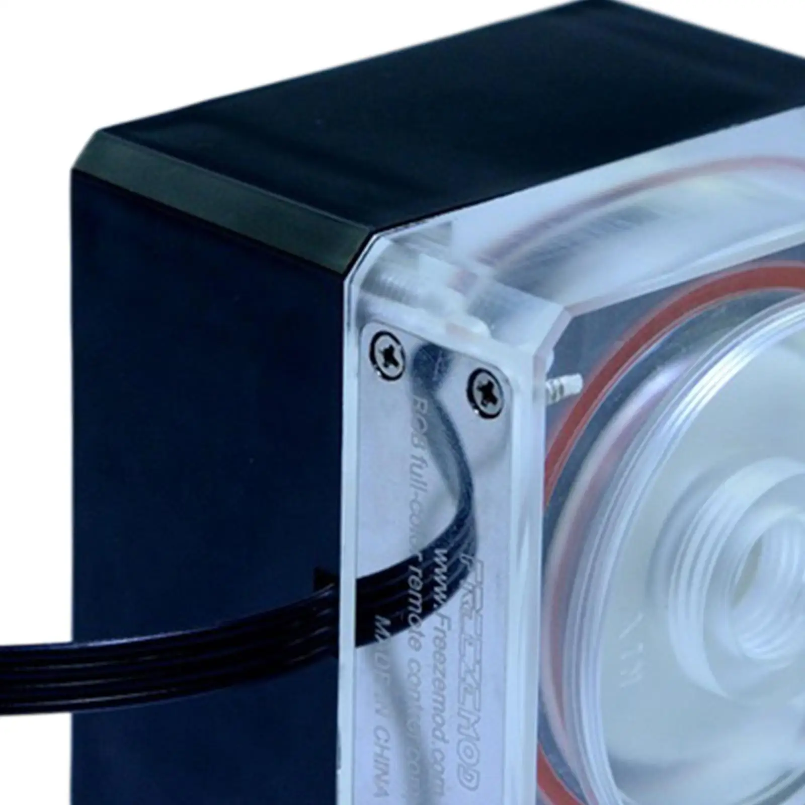 Mini Mute Water Cooling Pump, Lift 4 Meters PC Water-cooled System Radiator, PWM Speed Control Integrated Heat Exchanger Tool