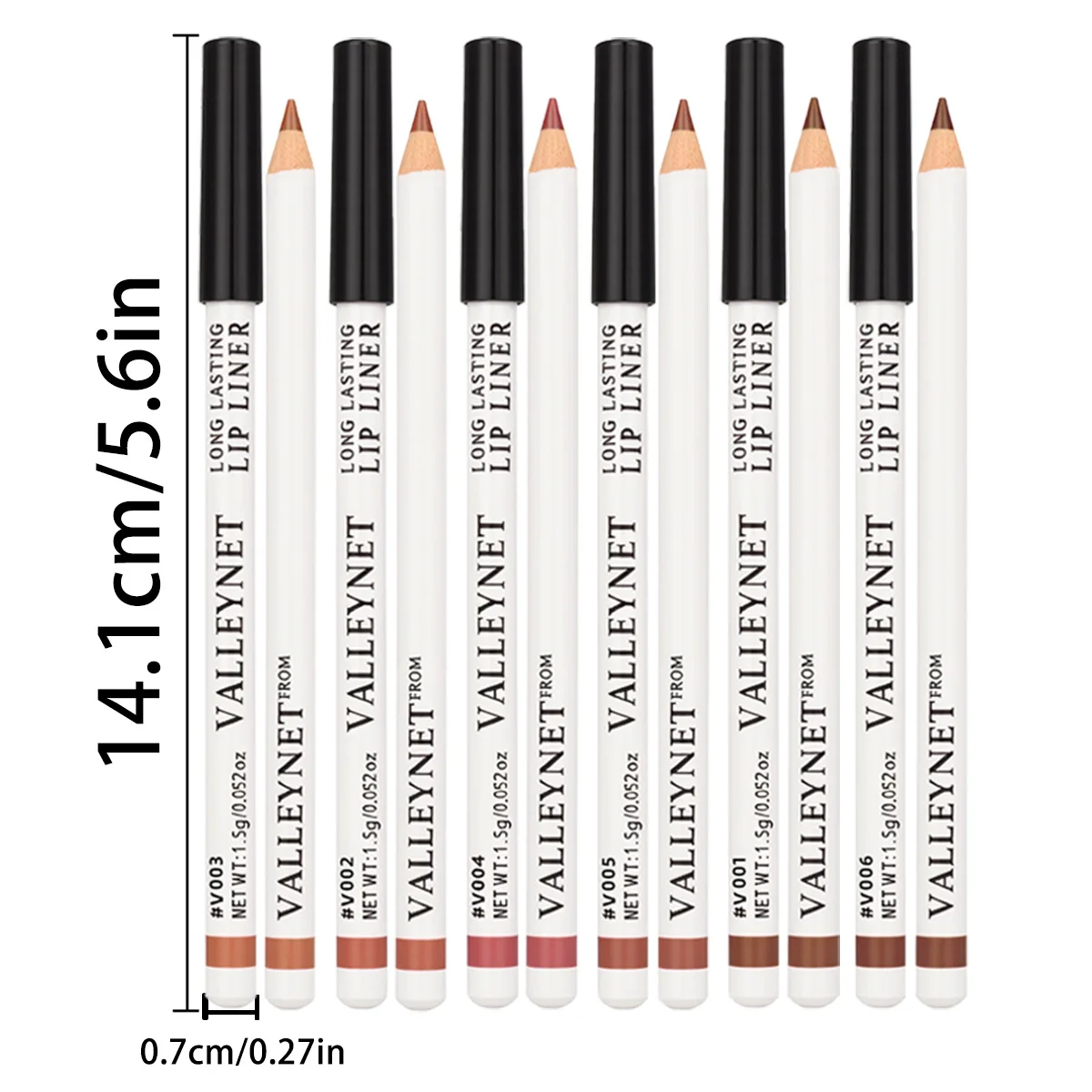Set di 4 matite per labbra, rossetto, eyeliner 2 in 1 eyeliner per labbra Set di rossetti per labbra impermeabili Set di trucco combinato per labbra da donna