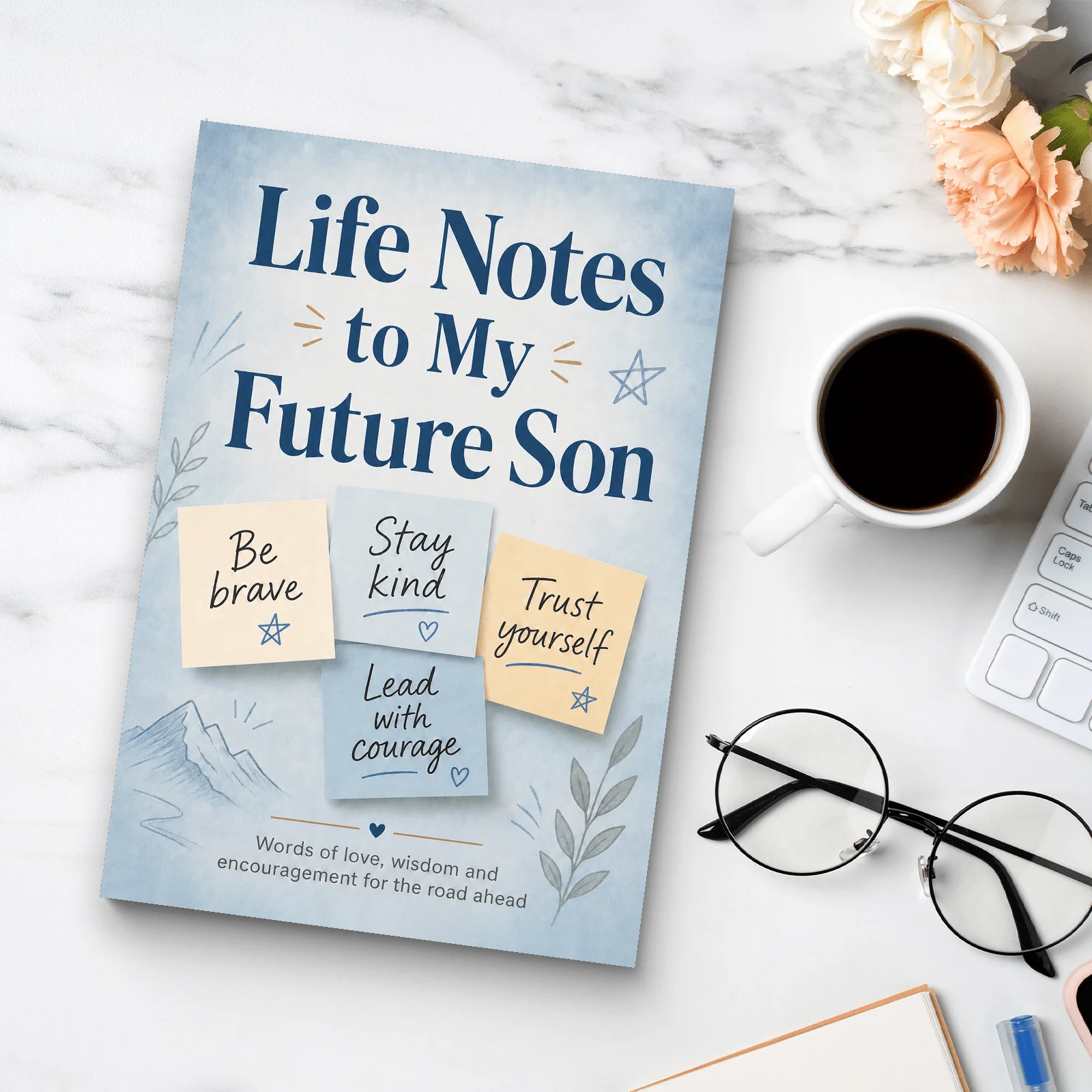 Life Notes for My Future Son, Keepsake for Fathers to Share Love, Guidance, Wisdom, Family Values and Life Lessons