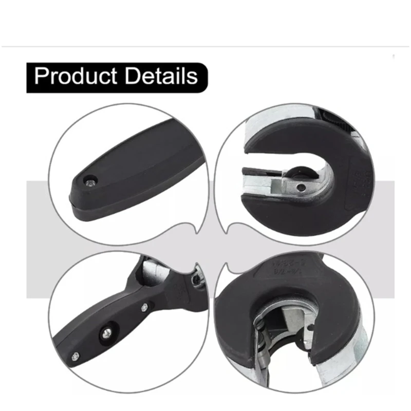 Tube Cutter Suitable for DIYer Projects and Professional Pipe Cutting Tasks Plumbing And Electrical Projects with Gloves 37JD