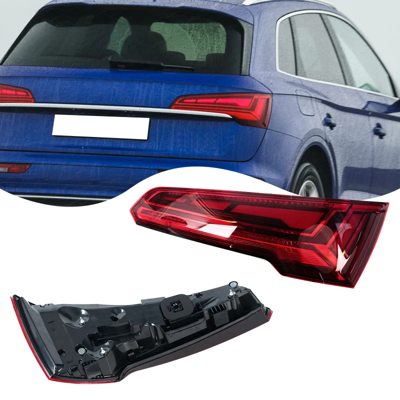 LED Taillight For Audi Q5 2021 2022 2023 2024 Steering Flashing Light Brake Light Reversing Light Driving Light Warning Light