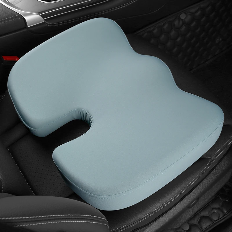 Universal All-Season Thickened Memory Foam Seat Cushion for Driver and Passenger, Driving Test (Subject 2) Height-Adjustable Lum