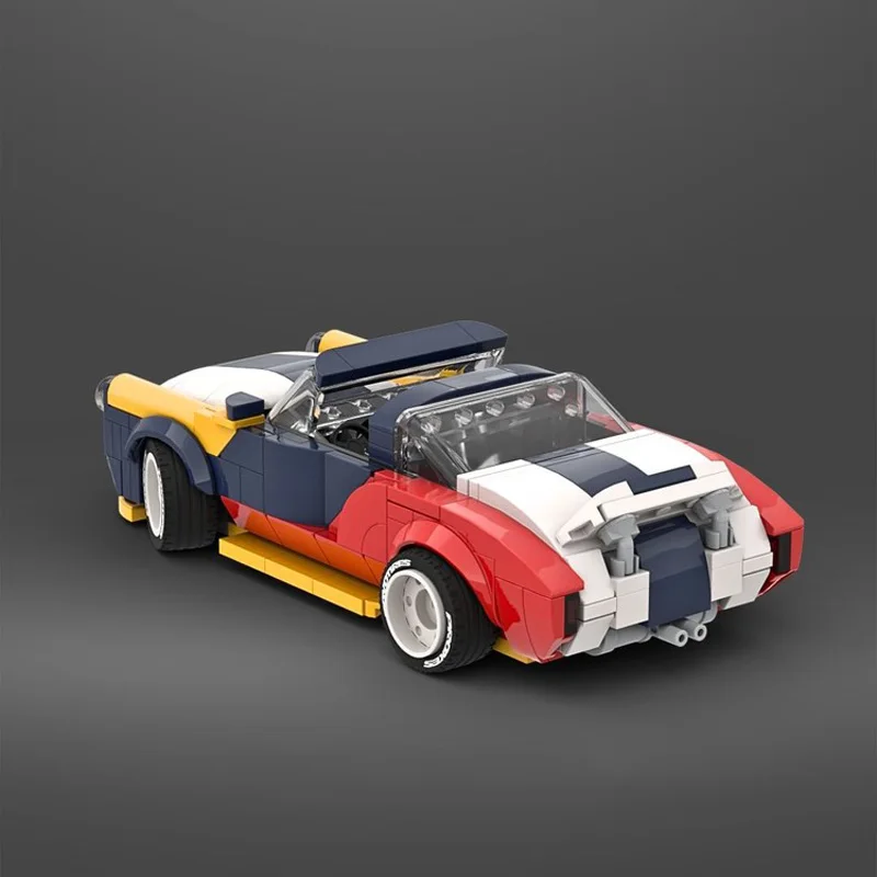 281 PCS Racing Car Karmann Ghia Targa MOC Customize Modular Building Block Brick Model Educational Simple DIY Festival Toy Gift