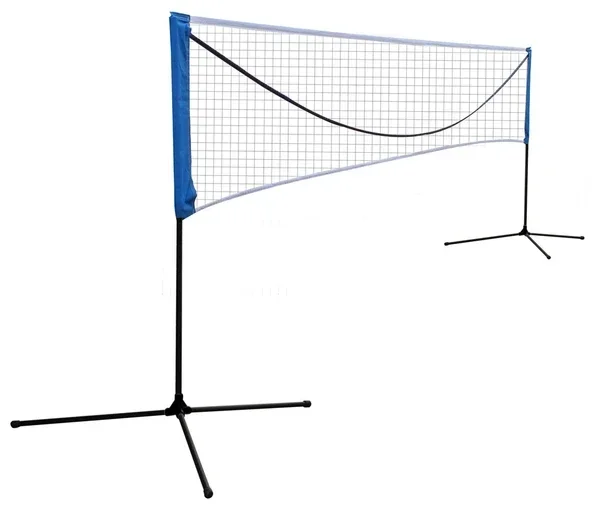 

Portable Large Volleyball Badminton Tennis Net with Carrying Bag Stand/Frame 14FT
