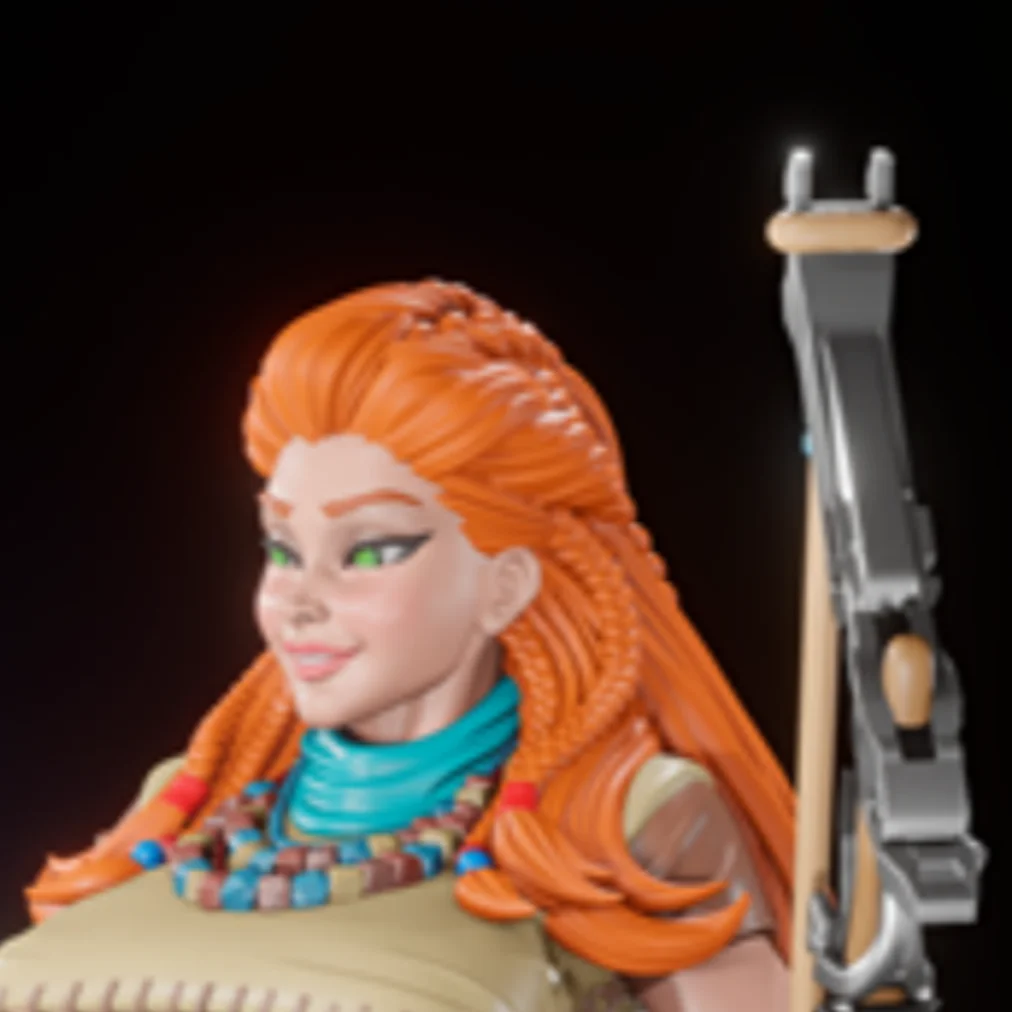 

1/24 Scale Resin Figure bow and arrow Girl Nsfw Two versions Model Kit Unassembled and Unpainted 3D printing DIY toy 1050