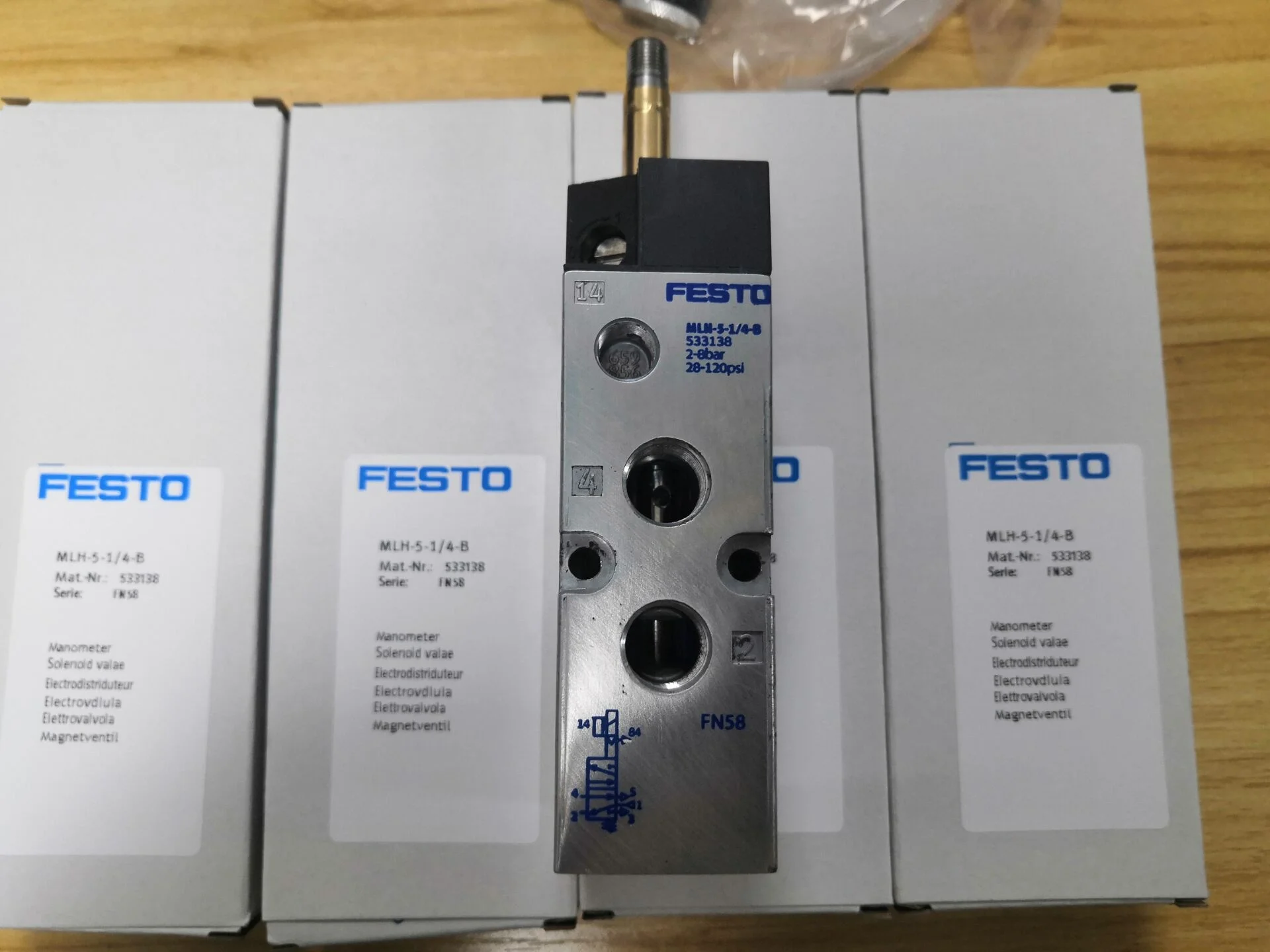 

Festo's solenoid valve MLH-5-1/4-B 533138