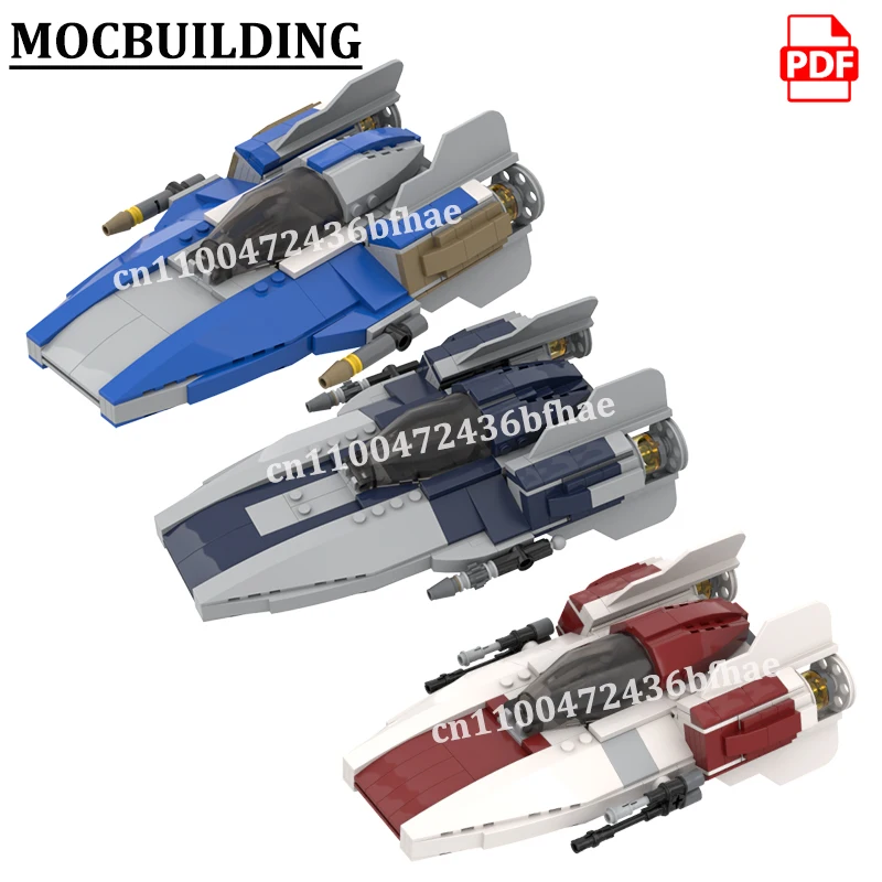 

Spaceship Interceptor Model MOCBUILDING Space Movie Blocks DIY RZ-1 Construction Toys Gift