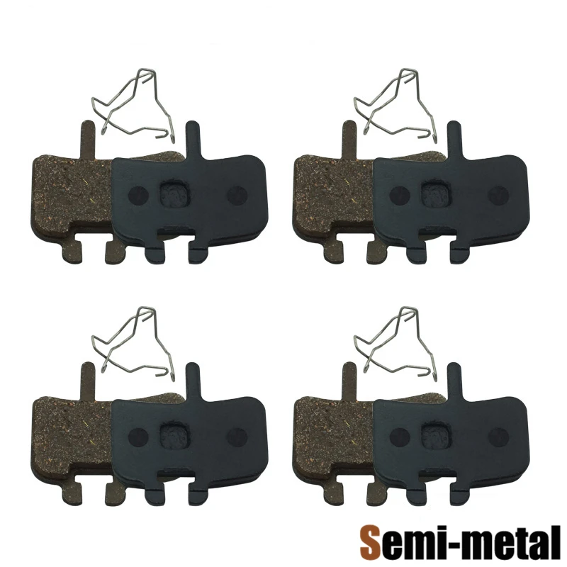 

4 Pair Semi-Metallic Mountain BIKE Hydraulic Brake Bicycle Disc Brake Pads FOR HAYES HFX-Mag Series HFX-9 MX1 Nine Part