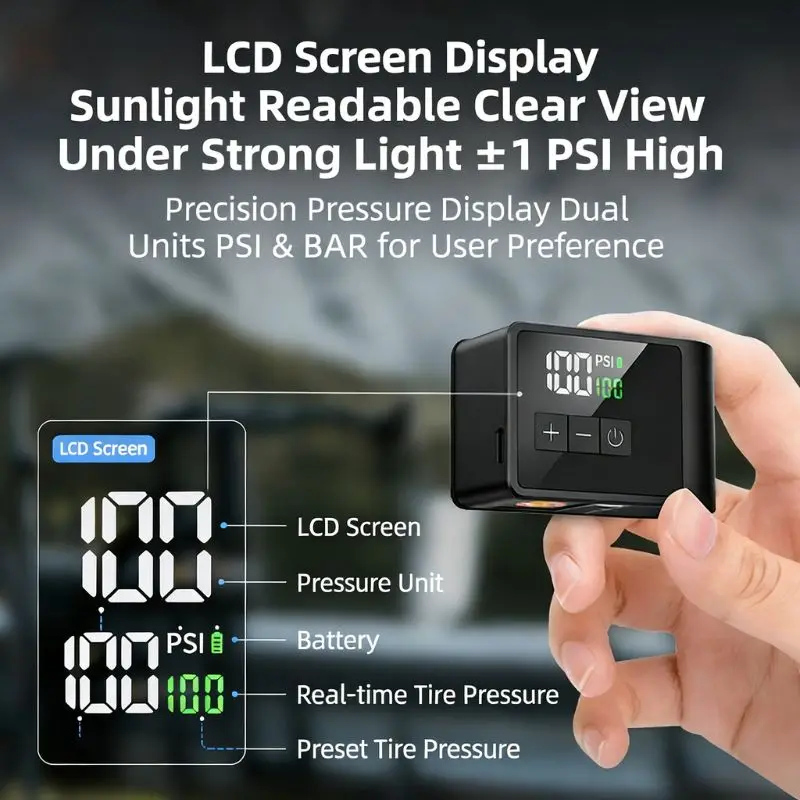 

Умный мини-электрический насос AI для велосипедов, портативный воздушный компрессор для горных и шоссейных велосипедов