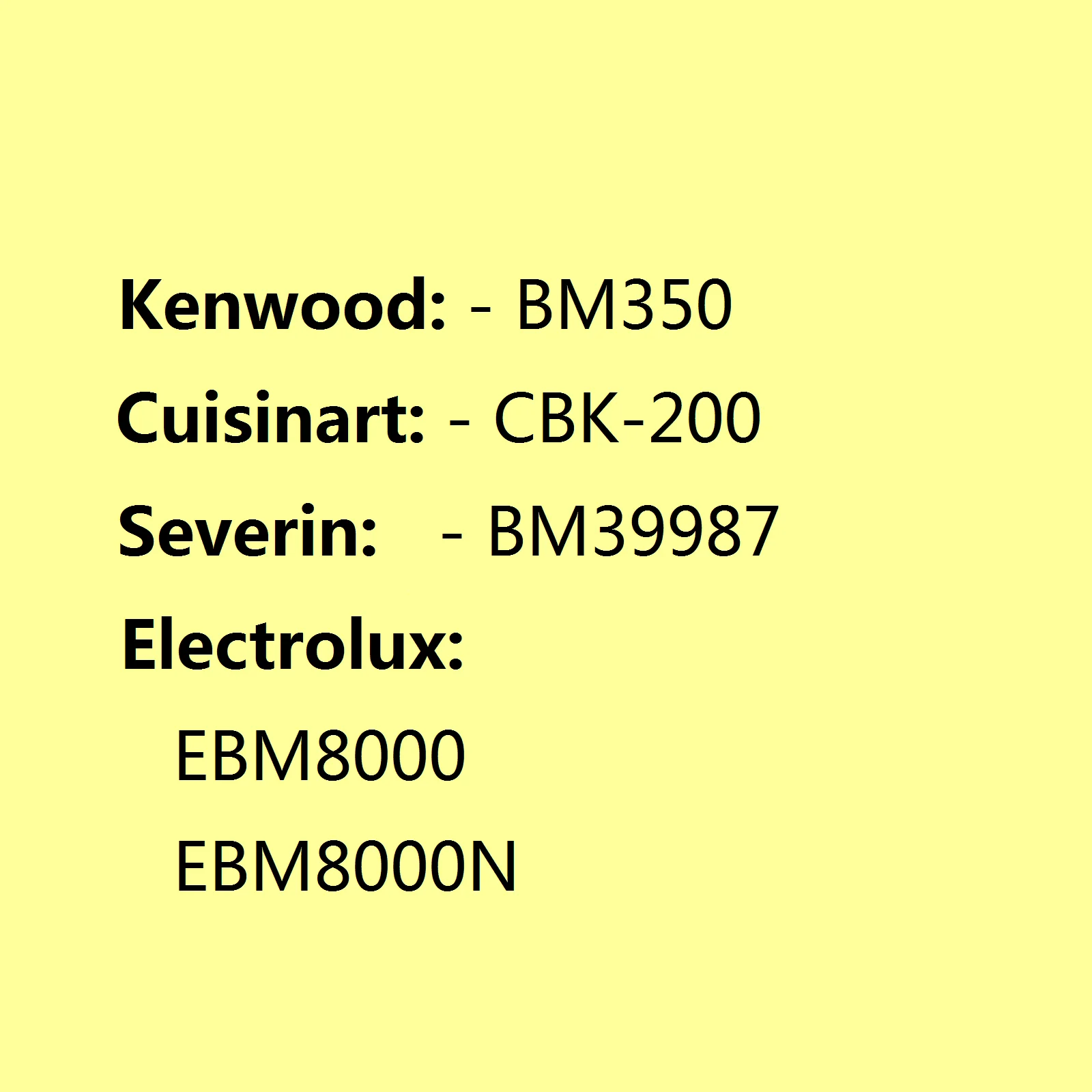 2PC Bread Maker Belt 70S3M636 Spare Parts 4055058871 for Electrolux EBM8000 Kenwood BM350 Cuisinart CBK-200 Severin BM-39987