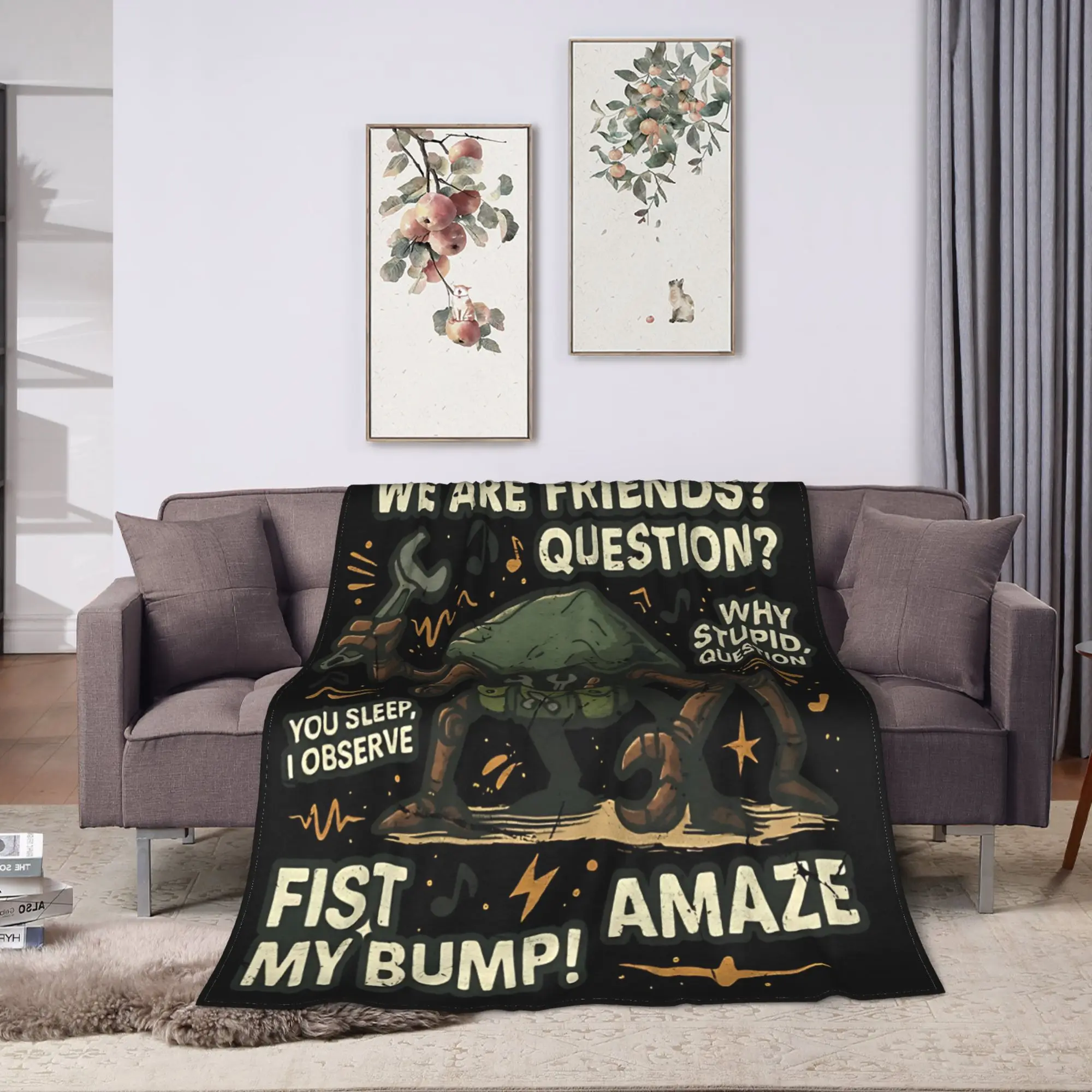 Project Hail Mary Blanket  Super Soft Novelty Plush Throw Blanket For Kids Outdoor Flannel Bedspread Bed Cover