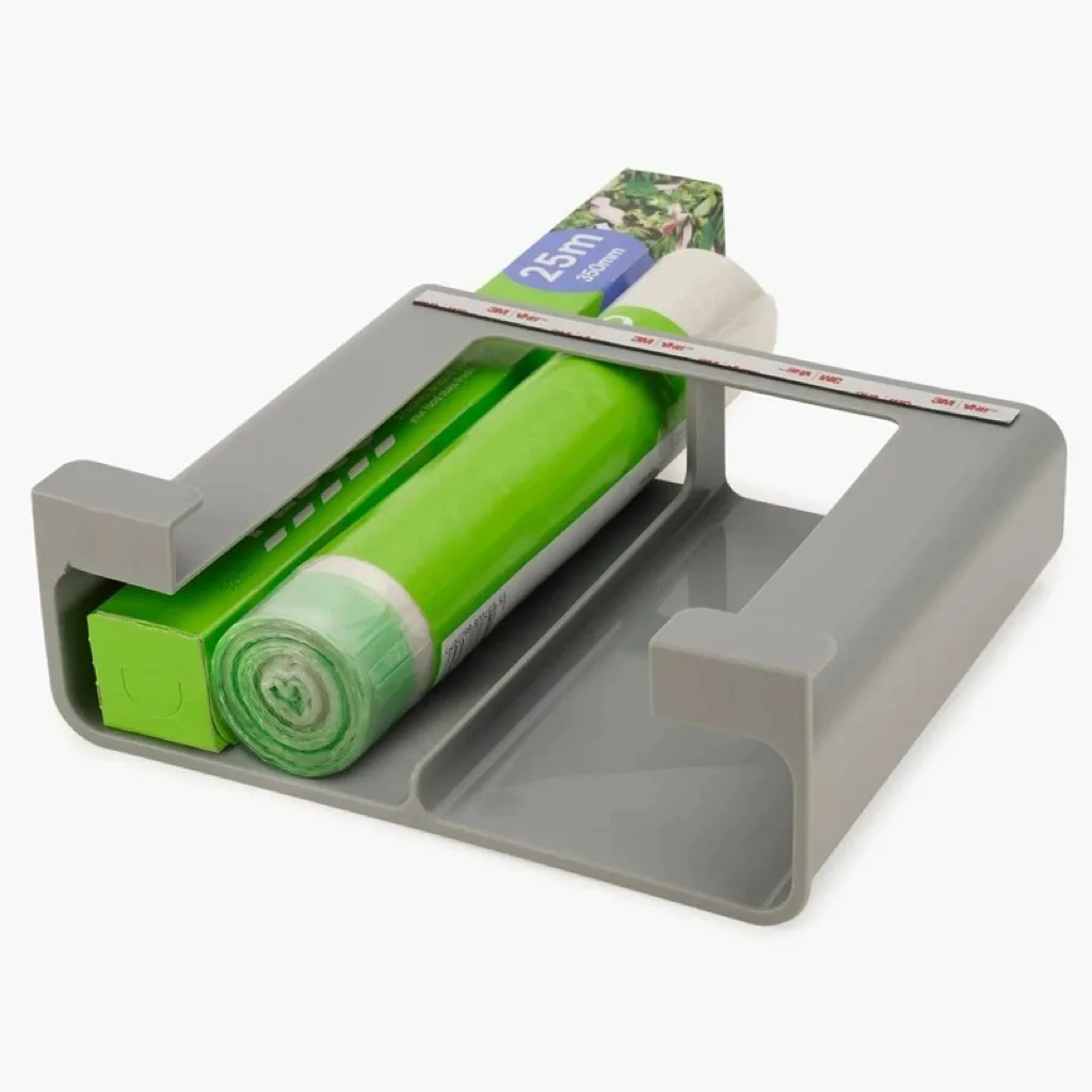 

Dropshipping Preservation Film Tin Paper Storage Box Kitchen Hang Cabinet Storage Rack Non-perforated and Seamless Storage Rack