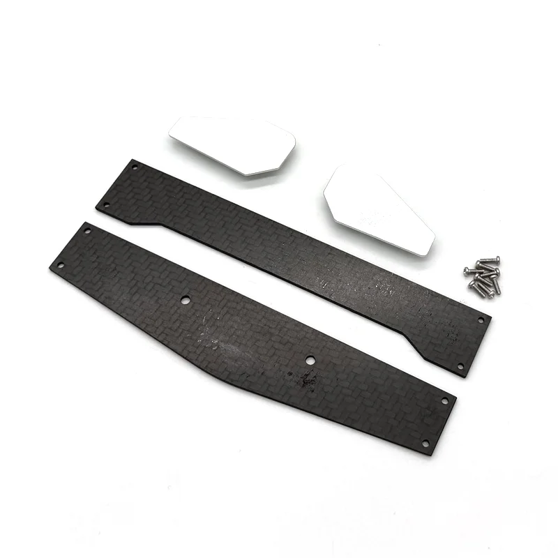 Car rear wing with remote control, metal parts TAMIYA Hornet Electric Yellow EVO 58742 DT02 58374 DT03 RC 1/10