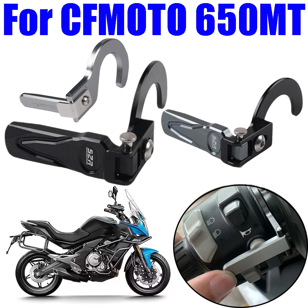 For CFMOTO CF MOTO 650MT MT650 650 MT MT 650 Motorcycle Accessories Horn Button Switch Shell Extension Button Bracket Extender