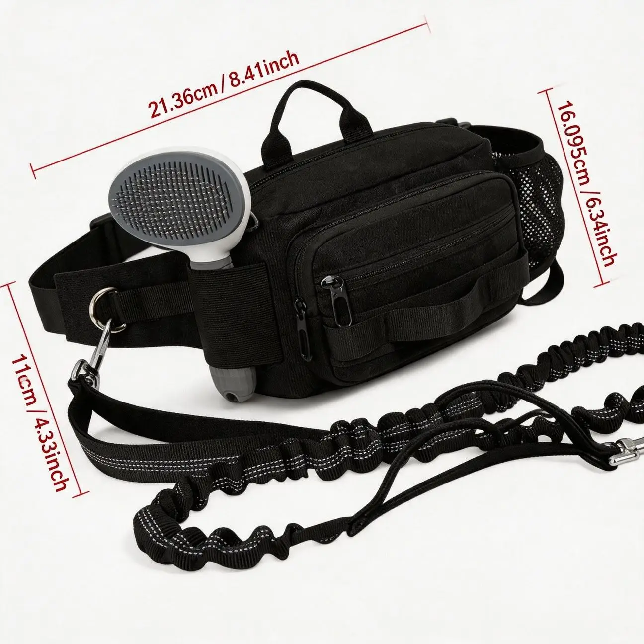 Upgrade Pet Leash Waist Bag With Dog Modern Minimalist
