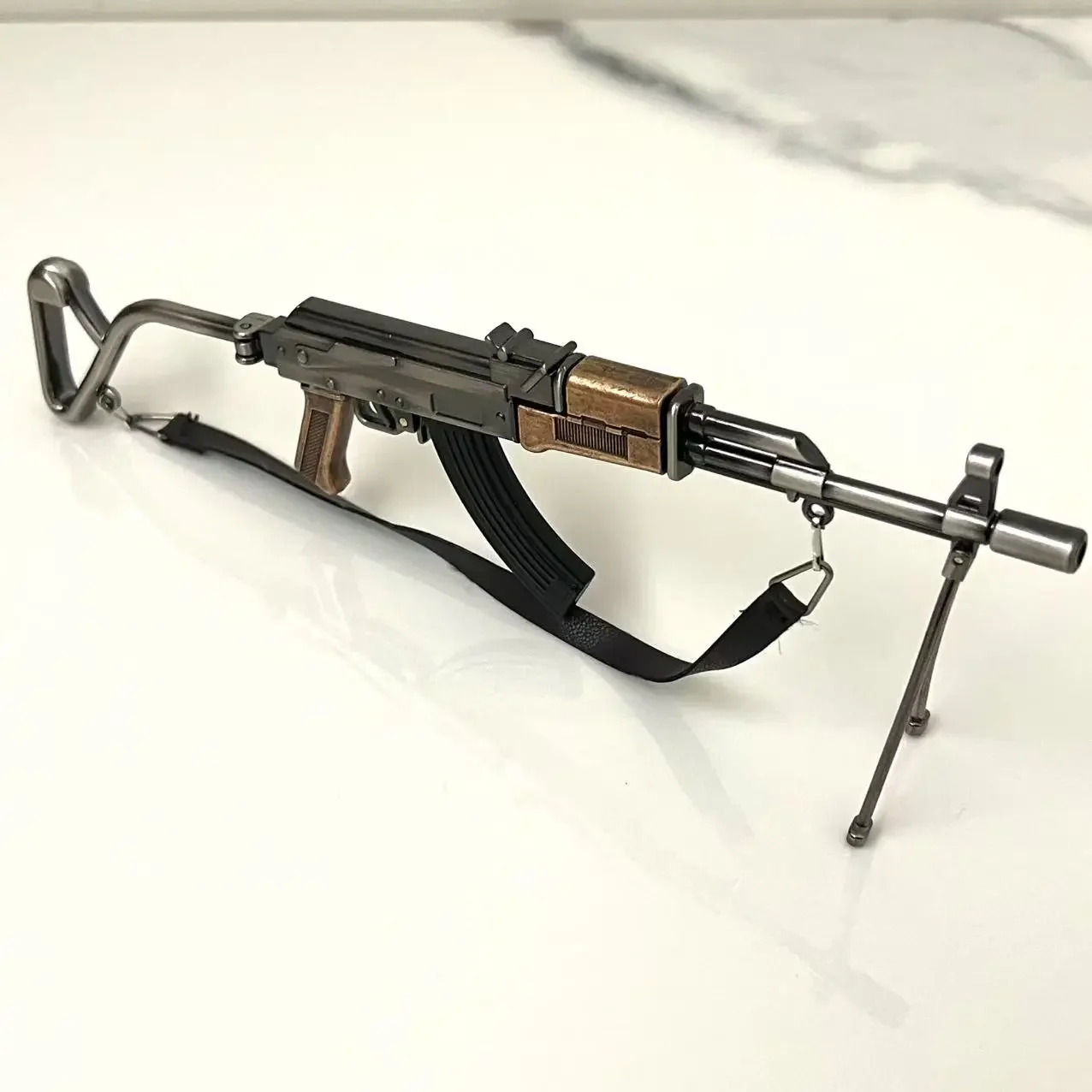 طوي 20 سنتيمتر AK بندقية نموذج سبيكة مسدس صغير نموذج PUBG Jedi مسدس لعبة تململ لعبة مكتب زخرفة الديكور الصبي الكبار هدية