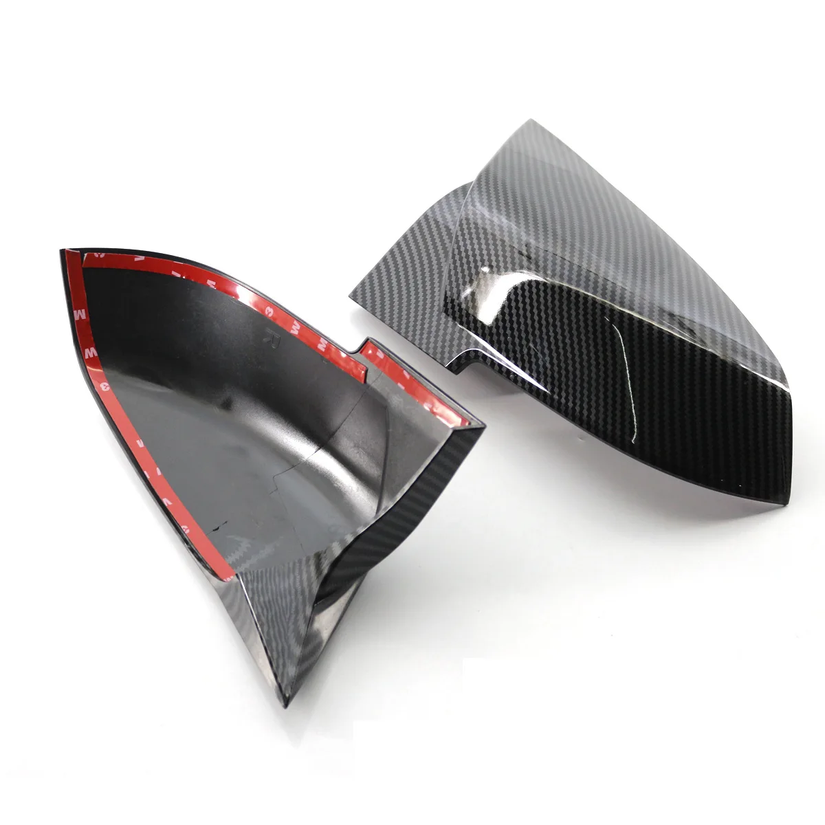 Applicable To F20/F30/F32/X1 Modified AN Horn Carbon Grain Rearview Mirror Housing Reverse Mirror Cover Pasting Model