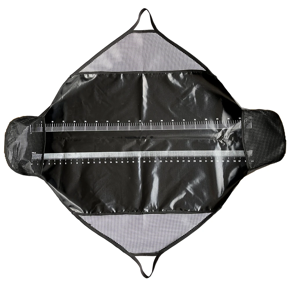 Fishing Tackle Accessories Bag Fishing Weighing Sling Bag With Ruler Graduated Scale Case Carp Coarse Heavy Duty Fish Weigh Bag