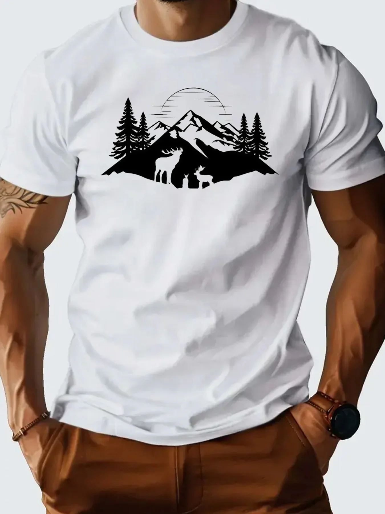 Men Casual Cotton T-Shirt - 